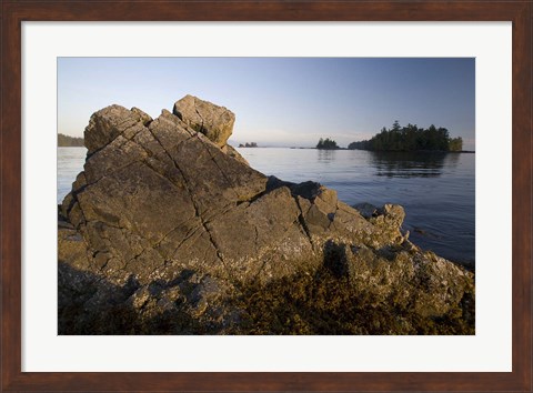 Framed Keith Island, Pacific Rim, British Columbia Print