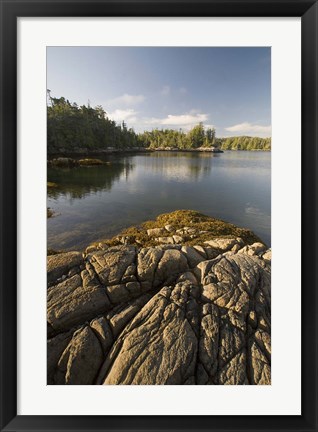 Framed Skull Cove, Bramham Island, British Columbia, Canada Print
