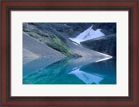 Framed Lake Oesa, Yoho National Park, British Columbia, Canada Print