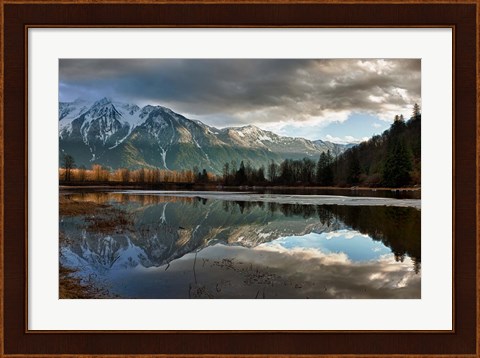 Framed Storm, Agassiz, British Columbia, Canada Print