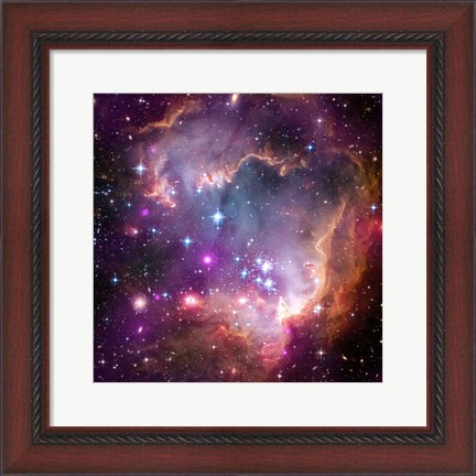 Framed Taken Under the &quot;Wing&quot; of the Small Magellanic Cloud Print