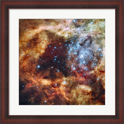 Framed Hubble&#39;s Festive View of a Grand Star-Forming Region Print