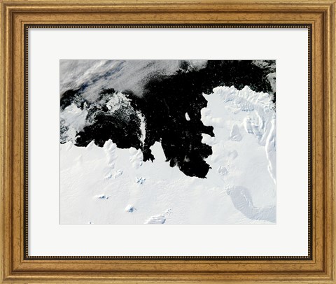 Framed Pine Island Bay in West Antarctica Print