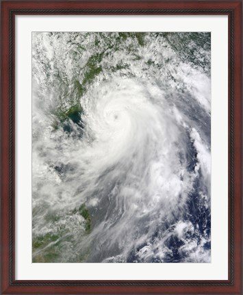 Framed Typhoon Chanthu Print