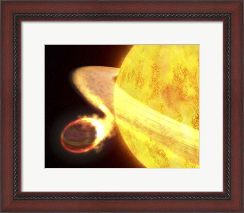 Framed Hottest known Planet in the Milky Way, called WASP-12b Print