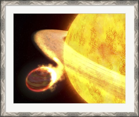 Framed Hottest known Planet in the Milky Way, called WASP-12b Print