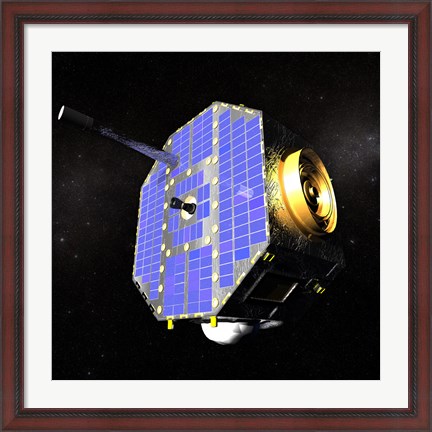 Framed Interstellar Boundary Explorer Satellite Print