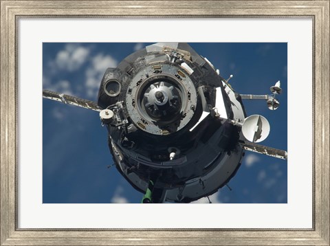 Framed Soyuz TMA-17 Spacecraft Print