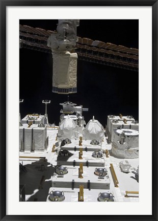 Framed Japanese Experiment Module Exposed Facility Print
