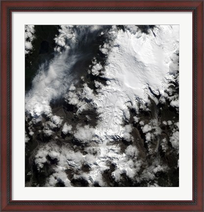 Framed Chaiten Volcano in Chile Print