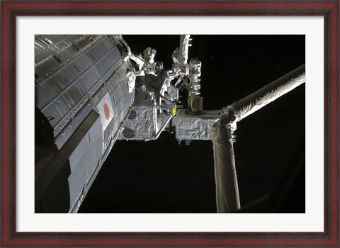 Framed robotic Arm of the Japanese Experiment Module Print