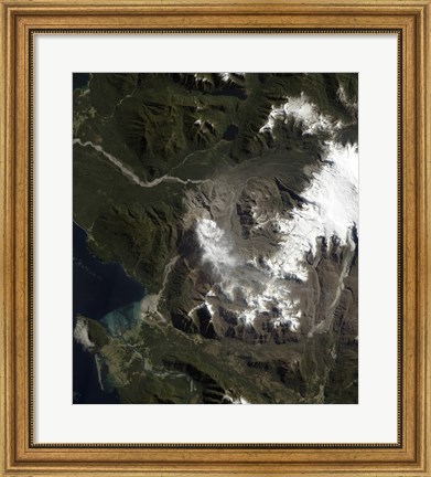 Framed Chaiten Volcano Print