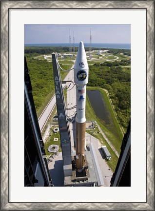 Framed Atlas V rocket on the Launch Pad at Cape Canaveral Air Force Station, Florida Print