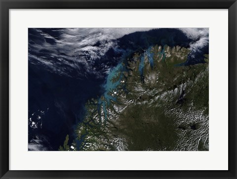 Framed Norwegian Sea Print