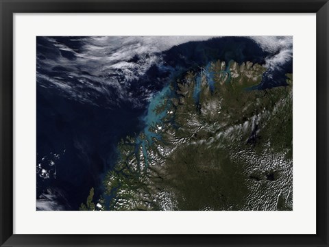 Framed Norwegian Sea Print