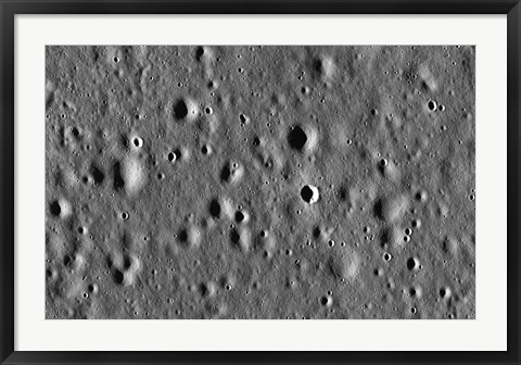 Framed Apollo 11 Landing Site Print