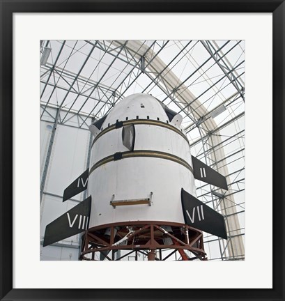 Framed Max Launch Abort System vehicle Print