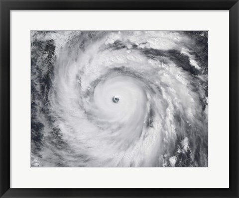 Framed Hurricane Jangmi Print