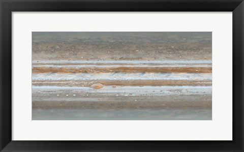 Framed Color Map of Jupiter Print