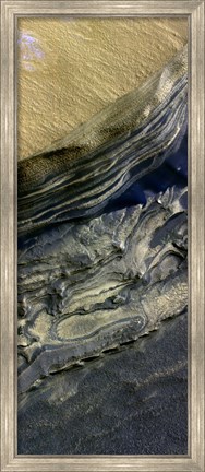 Framed Layers Exposed at Polar Canyon Print
