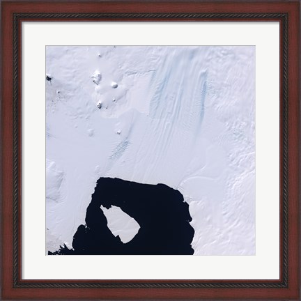 Framed Pine Island Glacier Print