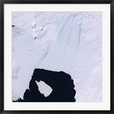 Framed Pine Island Glacier Print