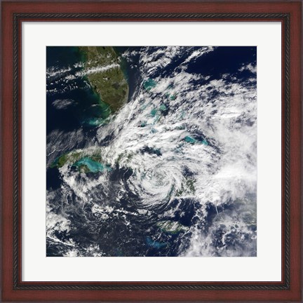 Framed Hurricane Paloma Print