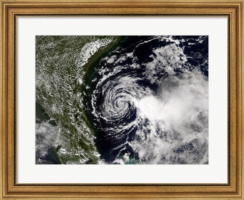 Framed Tropical Storm Edouard Print