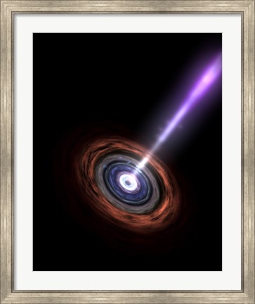 Framed Gamma Rays in Galactic Nuclei Print