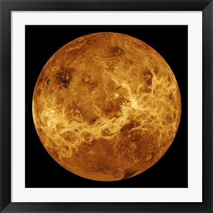 Framed Global view of the Surface of Venus Print