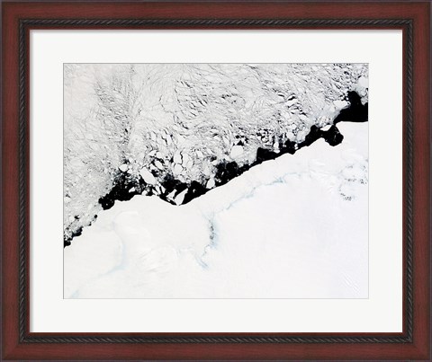 Framed East Antarctica&#39;s Prince Olav Coast Print