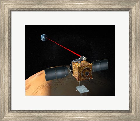 Framed Mars Telecommunications Orbiter Print