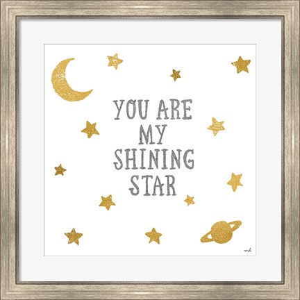 Framed Shining Star Print
