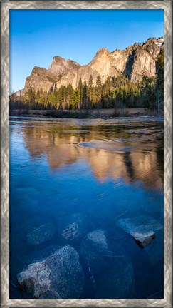 Framed Merced River in the Yosemite Valley Print