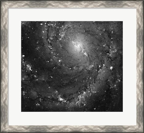 Framed Hubble Space Telescope Imaging of Hot Gas and Star Birth in M101 Print