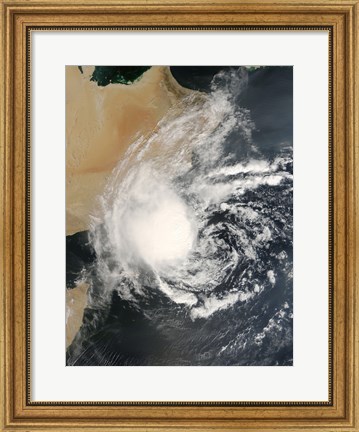 Framed Unnamed Tropical Cyclone Approaching the Arabian Peninsula Print