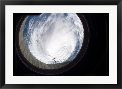 Framed Hurricane Ophelia Print