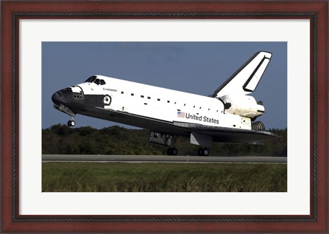 Framed Space Shuttle Endeavour 5 Print