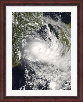 Framed Tropical Cyclone Jokwe in the Mozambique Channel Print
