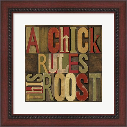 Framed Printers Block Rules This Roost I Print