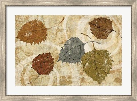 Framed Golden Autumn Landscape Print