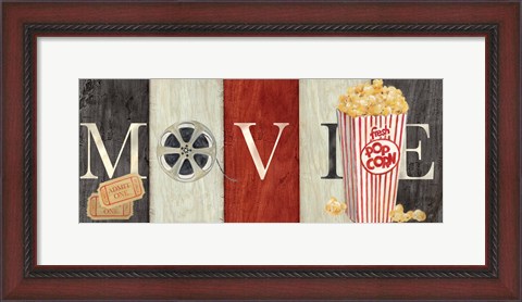 Framed Movie Cinema Signs I Print