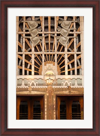 Framed Detail of the Marine Building, Vancouver, British Columbia, Canada Print