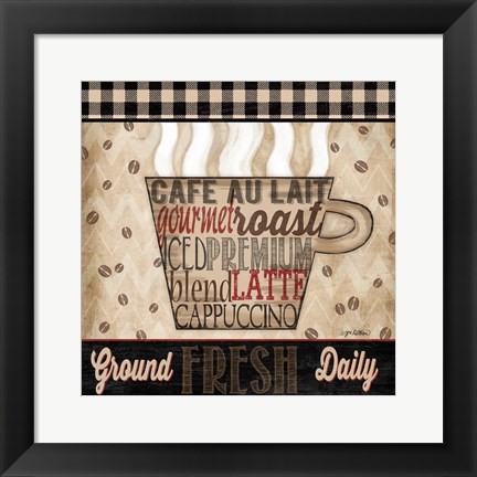 Framed Premium Coffee I Print