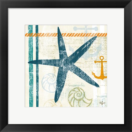 Framed Nautical Brights III Print