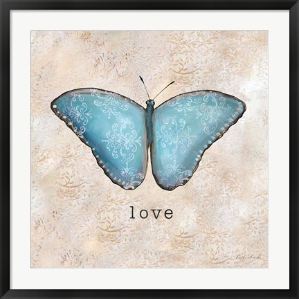 Framed Butterfly Expressions II Print