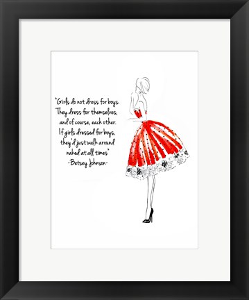 Framed Betsey Print