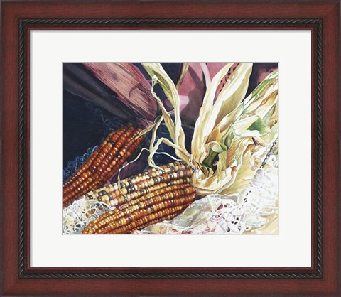 Framed Indian Corn Print