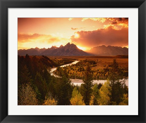 Teton Range at Sunset, Grand Teton National Park, Wyoming Photograph by ...