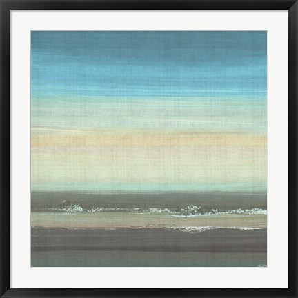 Framed Beach Layers II Print